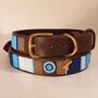 Leather And Beaded Dog Collar, thumbnail 6 of 12
