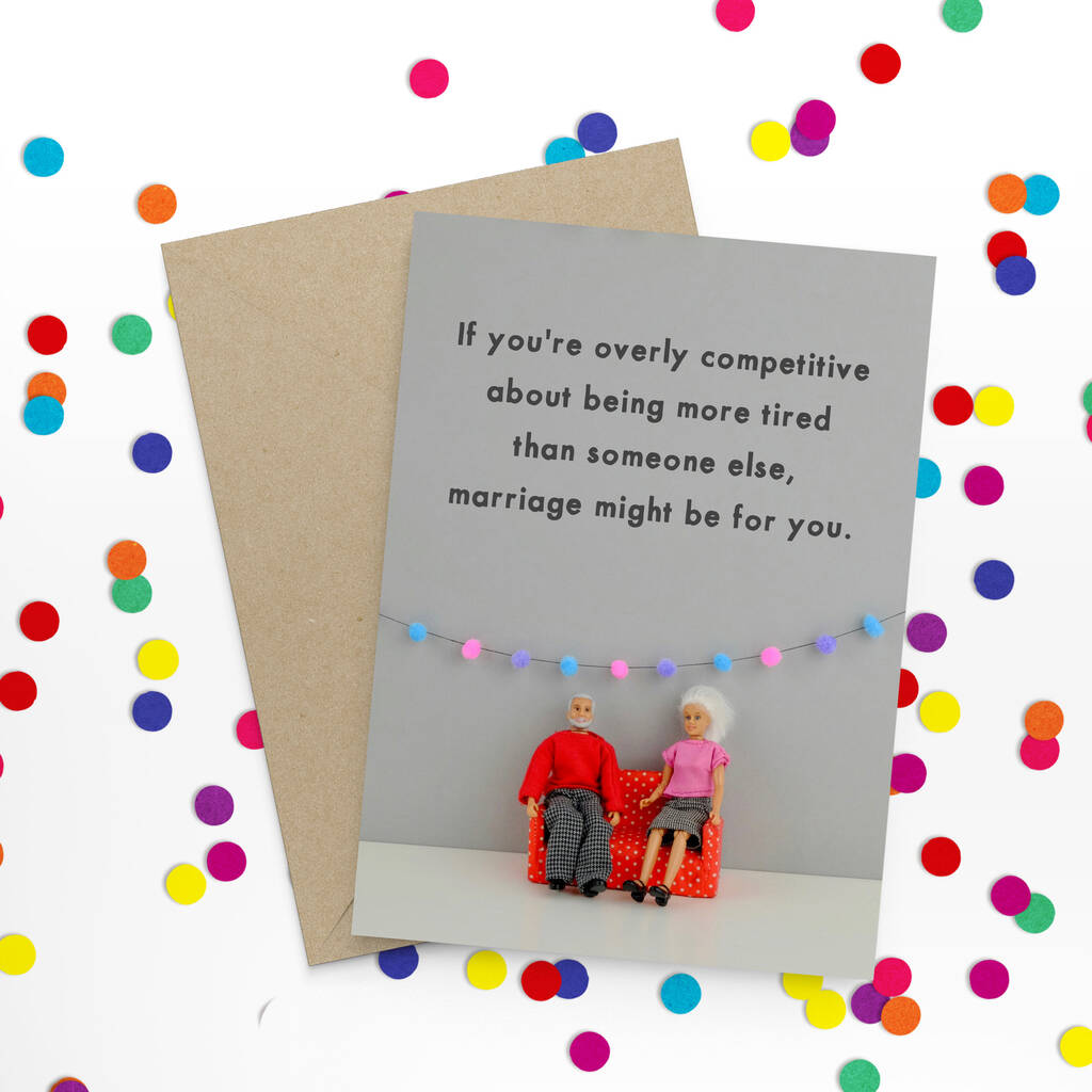 Marriage Funny Card