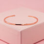 Square Twist Cuff In Rose Gold Filled, thumbnail 2 of 7