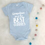 Grandma Gives The Best Cuddles Personalised Babygrow, thumbnail 4 of 9