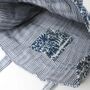 Reversible Blue Floral Print Quilted Cotton Tote Bag, thumbnail 3 of 3