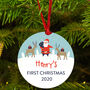 Babies First Christmas Personalised Tree Decoration, thumbnail 3 of 7