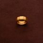 Customisable Gold Geometric Band Ring, M Ens 8 Mm Ring, thumbnail 4 of 9