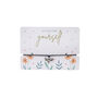 Just Smile 'Always Bee Yourself' Wish Bracelet On Backing Card | Perfect Gift | Sentiment Gift, thumbnail 2 of 4
