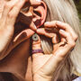 Mandala Inspired Gemstone Earrings – 18 K Gold Plated, thumbnail 2 of 12