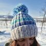 Andrea Hall Wave Reflective Super Bobble Hat, thumbnail 4 of 9