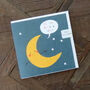 Moon Greetings Card, thumbnail 4 of 5