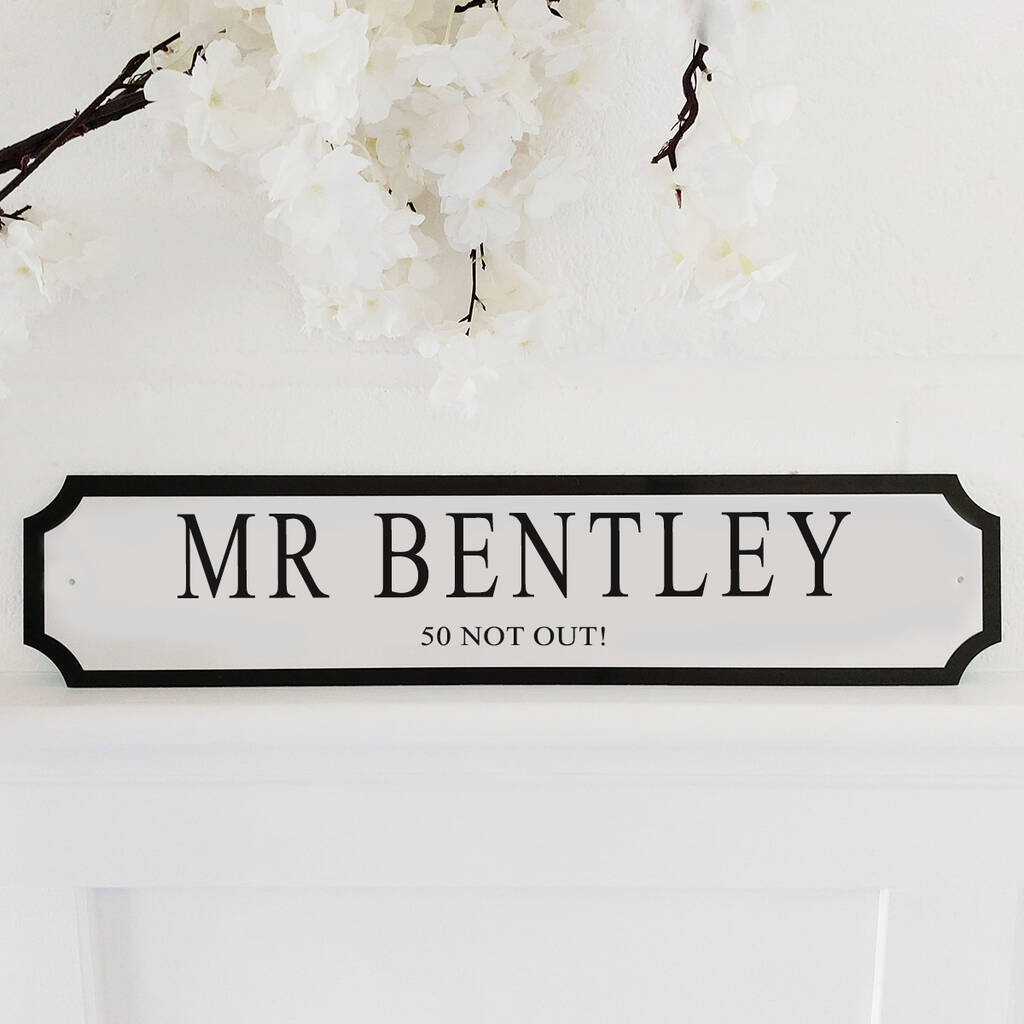 Personalised Special Birthday Street Sign By Daisy Maison