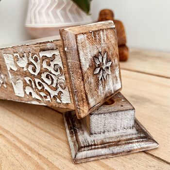 Wooden Incense Stick Holder Tree Of Life Incense Tower, 2 of 6