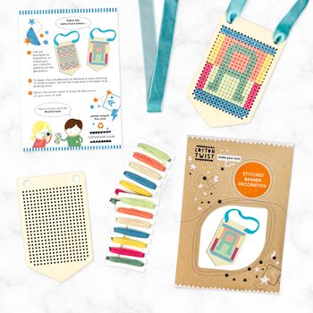 Make Your Own Stitched Banner Decoration For Teachers, 2 of 7