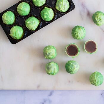 Grandad Chocolate Truffle Brussels Sprouts Gift, 3 of 4