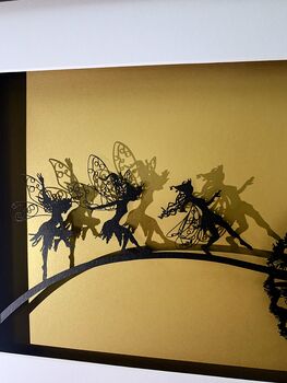 A Big Adventure Framed Fairy Papercut Picture, 4 of 10