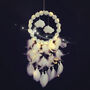 White Cloud Dream Catcher For Kid's Gift Room Decor, thumbnail 4 of 7