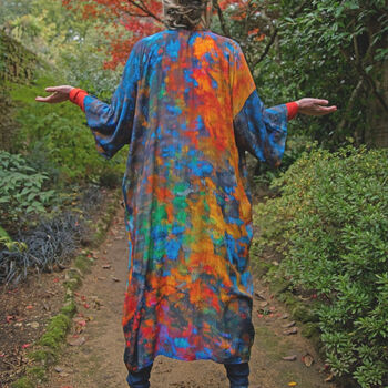 Reflections Kimono Robe With Art Print, 6 of 8