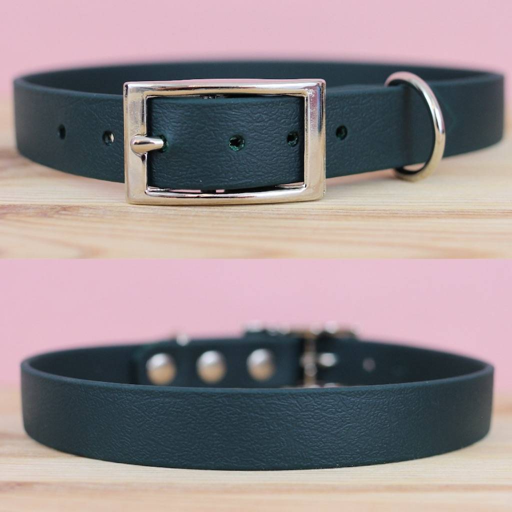 Personalised Biothane Vegan Leather Dog Collar By Devil Dood Designs