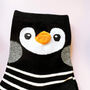 Striped Owl Three Pairs Of Socks In A Gift Box, thumbnail 4 of 8