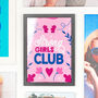 Empowering Strong Girls Club Metal Sign, thumbnail 3 of 4