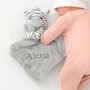 Personalised Zebra Baby Comforter, thumbnail 6 of 9