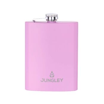Personalised Stainless Steel 8oz Hip Flask, 4 of 4