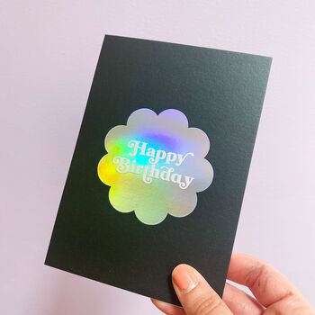 Retro Happy Birthday Card With Confetti Envelope, 5 of 5