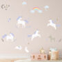 Forest Unicorns Fabric Wall Stickers, thumbnail 5 of 5
