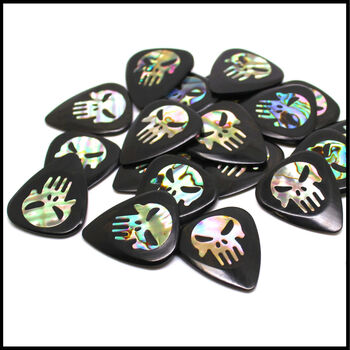 Punisher Ebony Guitar Pick In A Gift Box, 4 of 10