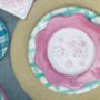 Hand Painted 25cm Rimmed Plate, thumbnail 4 of 6