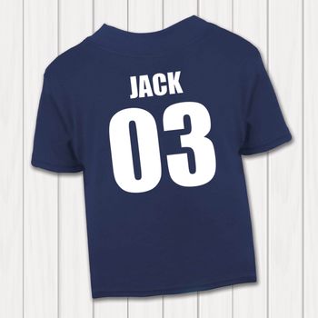 Personalised Scotland Rugby Supporters Baby T Shirts, 3 of 3