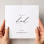To My Dad On My Wedding Day Card, thumbnail 3 of 4