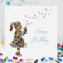 Butterfly Kisses Butterflies Birthday Card, thumbnail 1 of 12