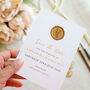 Gold Splendour Wedding Save The Date Cards, thumbnail 6 of 6