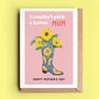 Sunflower Cowgirl Boot Mother's Day Card, thumbnail 1 of 2