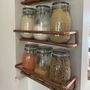 Handmade Copper Kitchen Shelves, With Storage Jars, thumbnail 7 of 8