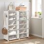 Six/Eight Slot Interlocking Shoe Rack Cabinet Organiser, thumbnail 1 of 9