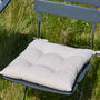 Riseley Cotton Stripe Garden Seat Pads, thumbnail 3 of 6