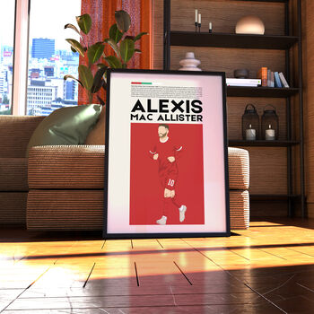 Alexis Mac Allister Liverpool Football Poster, 5 of 6