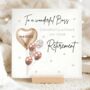 Retirement Personalised Luxury Textured Card Customisable, thumbnail 3 of 7