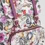 Floral Engravings Small Plum Backpack, thumbnail 4 of 6