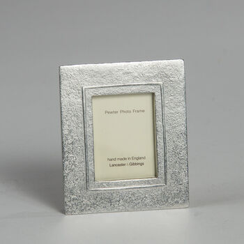 Raised Line Pewter Mini Picture Frame, 6 of 7