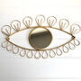 Decorative Golden Eye Mirror, thumbnail 1 of 2