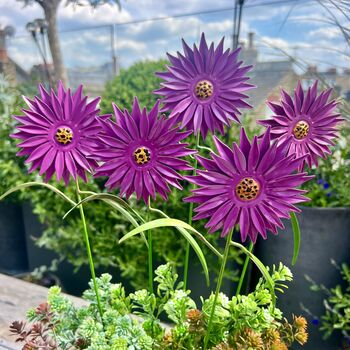 Aster Garden Sculpture Stakes Set Of Five, 2 of 4