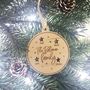 Personalised Family Stars Wooden Christmas Decoration, thumbnail 4 of 5