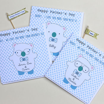 Happy Father's Day Bear Card, 5 of 5