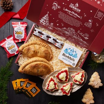 Christmas Pasty And Cream Tea Hamper, 4 of 7