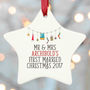 First Married Christmas Tree Decorations, thumbnail 2 of 4