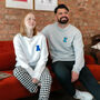 Personalised Initial 'Patch' Sweatshirt, thumbnail 4 of 5