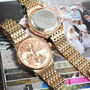 Personalised Women's Rose Gold Coloured Wrist Watch, thumbnail 1 of 5