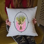Personalised August Birthday Birth Flower Cushion Gift, thumbnail 5 of 12