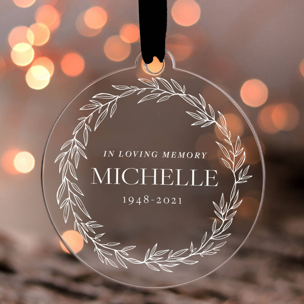 Personalised In Loving Memory Remembrance Decoration, 1 of 7