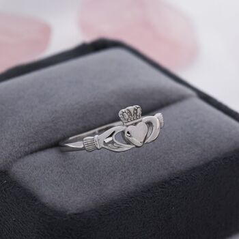 Sterling Silver Claddagh Ring, 6 of 12